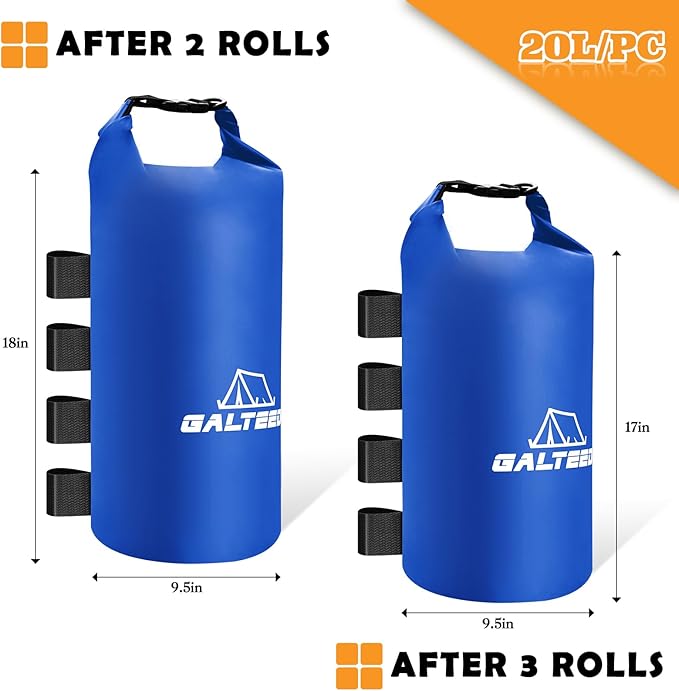 Canopy Water Weight Bag,220 LBS Canopy Weights Sand Bags,Canopy Tent Weights for Canopy Legs,Heavy Duty Weights Bags for Pop Up Tent Gazebo Legs(Without Sand)