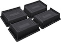Bed Risers 2 Inch Heavy Duty,Oversized Couch Risers, Extra Wide Furniture Risers for Sofa Table Desk Headboard Chair Lifting,Rectangle Risering Blocks Support 6000 lbs(4 Pack Black)