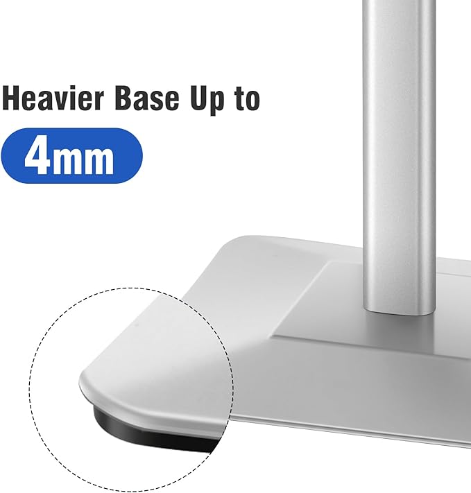 YIYO Sign Stand Poster Stand，adjustable heavy duty pedestal Sign Holder Floor Stand，aluminium frame floor standing for display 11*17 inch，Silver (11*17 Silver)