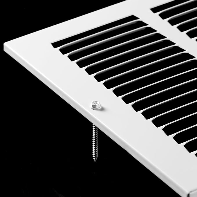 14x10 Return Air Grille(Duct Opening Size),Air Return Vent Cover,Flat Vent Cover,Rejillas De Aire Acondicionado para Casa,Return Air Grilles,Outer Dimensions:15.75"Wx11.75"H(14"Wx10"H, Duct Opening)