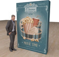 Vispronet Pop-Up Tension Fabric Trade Show Display Booth Frames (5ft x 7.4ft)