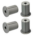 4pc Starlink Cable Grommet 1" Silicone Waterproof Wall Hole Pass Through Split Cable Bushings for TV Wire Ethernet Cord, Starlink Cable Routing Kit Accessories, 38mm/1.5" Ht, Grey
