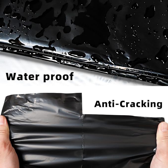 POLYSELLS 100 pcs 7.5x10.5 Inches Black Poly Mailers Shipping Envelopes, Strong Adhesive Sealing, Waterproof, and Tear-resistant Postal Mailing Bags for Clothing, Books, and Accessories