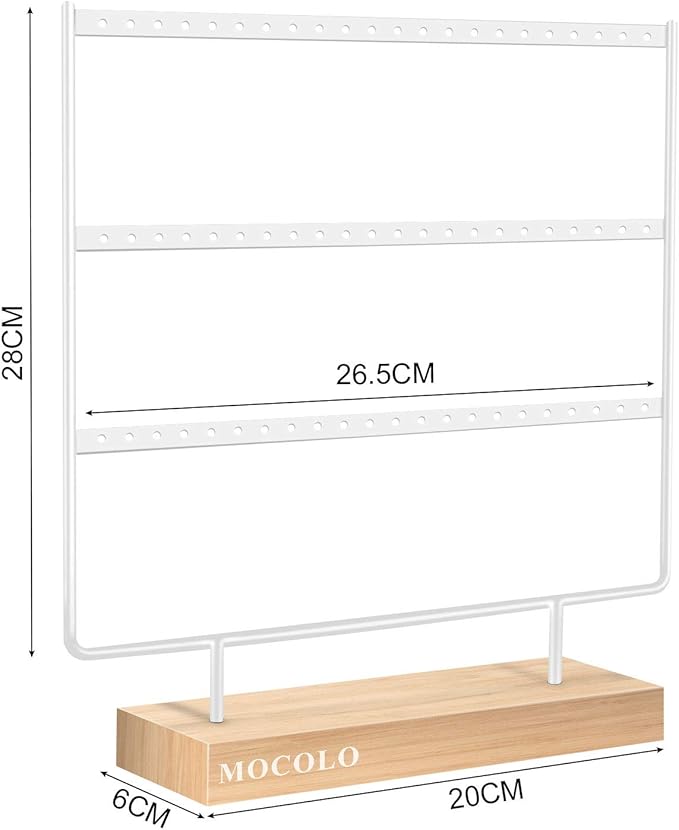 Earring Organizer Stand, Earring Display Stand, Earring Holder for Hanging Earrings
