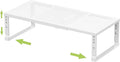 Expandable Adjustable Stackable Kitchen Organizer, Spice Rack,Metal Pantry Storage Shelves Racks,Counter Shelf for Cabinets, Countertop, Cupboard (1 Pack/Large/White)
