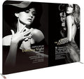 Customizable Tension Fabric Display Backdrop,Stand Banner with HD Printing for Trade Show,Exhibition,Booth,Conference,Weddings,Party,Quick Curtain Show(Frame+Single-Sided Print 7.5x20ft)