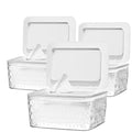 3 Pack Wipes Dispenser Seal-Designed Wipe Dispenser Holder Wipes Case Box for Bathroom Keep Wipes Fresh, Dust-Proof & Non-Slip