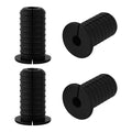 4pcs 3/4 Inch/19mm Cable Grommets for Starlink, Silicone Cable Routing Kit Anti-Slip Split Wall Hole Pass Through Bushing Grommet Cover for Ethernet/TV Wires Cord Protection Accessories (Black)