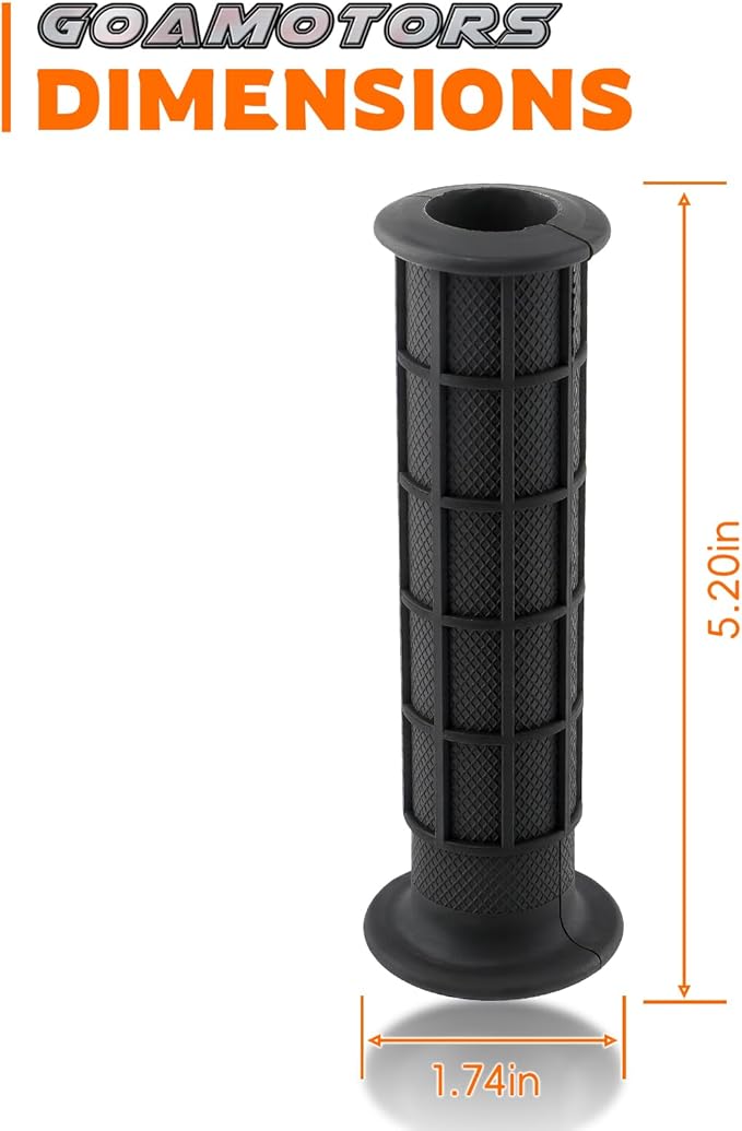 2Pcs Handle Bar Grips Handlebar Compatible with Honda ATC185 ATC200 FourTrax 200 Sportrax 250EX 300EX 400EX Replaces 53165-HP5-600