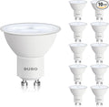 BUBO GU10 LED Bulb 6W Equivalent 50W, 5000K Daylight 650 Lumens, Non-Dimmable GU10 Bulb Replacement for Track Lighting, MR16 LED Bulb for Kitchen, Range Hood, Living Room, Bedroom, 10 Pack