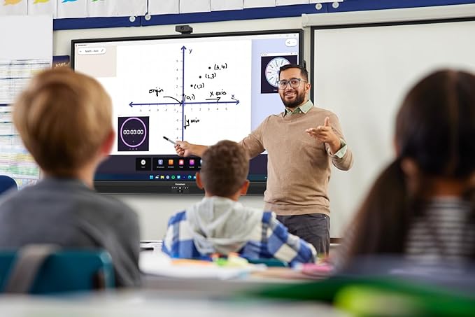 Promethean ActivPanel 10 86" High Specification Digital Whiteboard for Office or Classroom, 4K UHD, OS Flexible Device, Panel, 3 Year Onsite Support