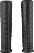 2Pcs Wheelbarrow Rubber Handles Replacement, Anti-slip Handle Grip Covers Weatherproof Handles Non-Slip Round Tubes for Garden Carts(114x20mm Black)