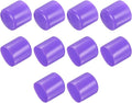uxcell 10pcs Rubber End Caps 42mm(1 5/8") ID Vinyl Round End Cap Cover Screw Thread Protectors Purple