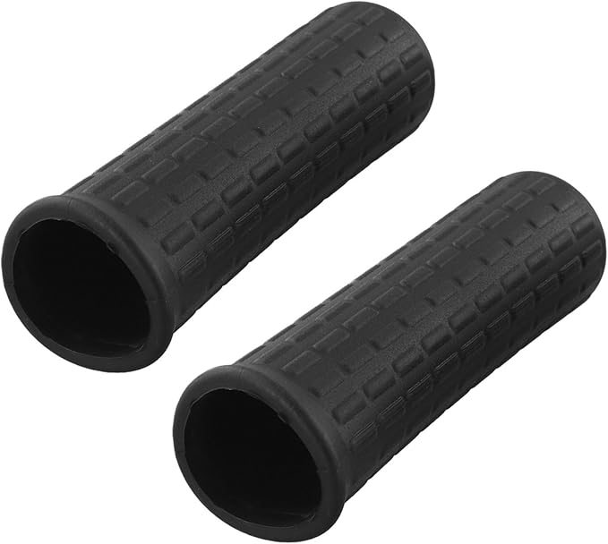 Rubber Wheelbarrow Handle Grips Round Tube Replacement Covers Anti Slip Garden Cart Handles With Ergonomic Design For Hand Truck Dolly Garden Tools Black 2 Pack(122 x 33mm)