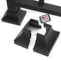 Deck Post Base Cover – Durable, Snap-Together Shoe Base Instantly Transforms Hand & Stair Rail Feet – Porch, Stair & Deck Base Brackets Covers – UV-Resistant ABS Plastic (Black)