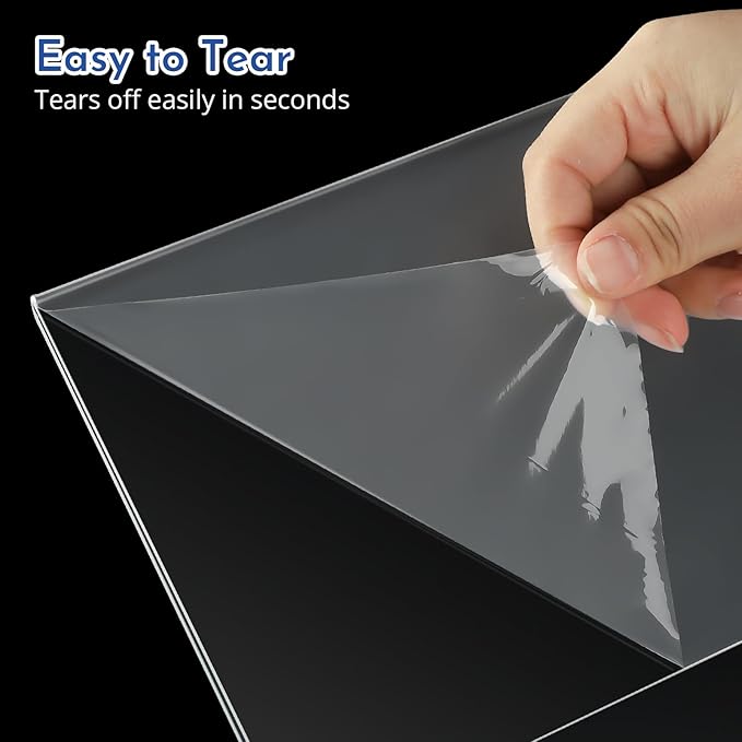 6 Pack Acrylic Sign Holder 8.5 x 11, Clear Desktop Menu Display Stand Slant Back Sign Holder, Plastic Flyer Stand for Displaying Posters Picture Flyers Menu(L Shape 8.5 x 11)