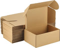 MEBRUDY 9x6x4 Inches Shipping Boxes Pack of 25, Small Corrugated Cardboard Box for Mailing Packing Literature Mailer