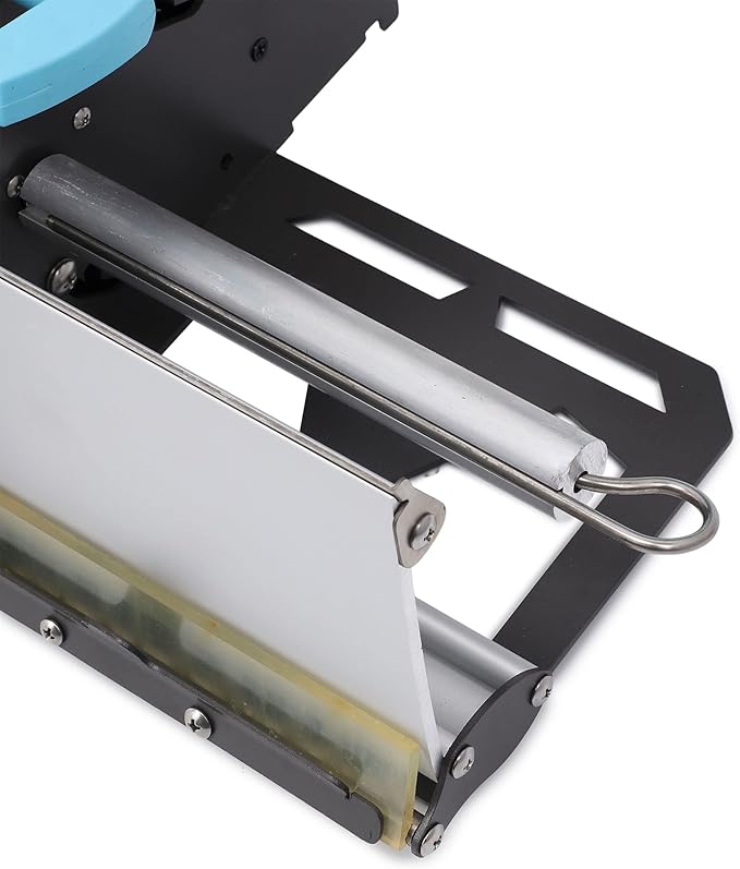 U.S. Solid Automatic Label Dispenser for Long Rolls and Fanfold Labels - Translucent and Opaque - Adjustable Speed - Core Sizes 1", 1.5", 3" - Width 0.2-7 in - Max. Roll 11 in