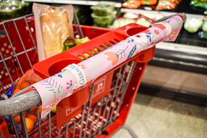 Shopping Cart Handle Cover, Magnet Closure, Waterproof, Sustainable