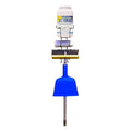 STARDUST Spill Products Spill Clean Up Kit - Wall Mount Spill Kit with 5-Qt Dispenser, Steel Rack, Broom Handle + Head, Dustpan, (10) Disposal Bags, Screw Anchor & Zip Tie Mounts Spill Response Kit