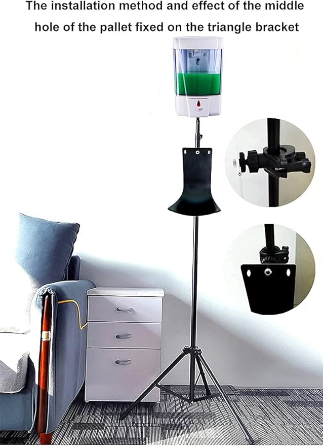 5 PCS Drip Tray for Wall Mounted Soap Dispenser, Prevent Dripping and Spraying, Dispenser Stand, Black