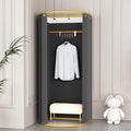 JVVMNJLK Clothing Store Fitting Room Divider, Portable Changing Room, Privacy Protection Movable Dressing Room Divider with Shading Curtain, Temporary Wall Portable Changing Room Partition