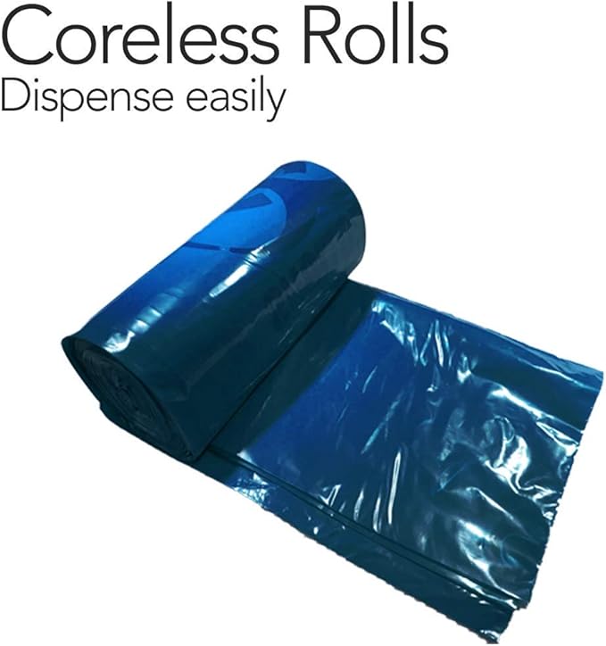 RESILIA Heavy Duty Soiled Linen Bags - Hospital Waste Disposal, Trash Liner, Sanitary Storage, OSHA Approved, Dark Blue, 33 Gallon, 29" W x 43" L, 1 Mil, 0.001 Inch, 1 Case of 200 Bags, Made in USA
