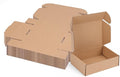 MEBRUDY 7x5x2 Inches Shipping Boxes Pack of 40, Small Corrugated Cardboard Box for Mailing Mailer Packing, Brown