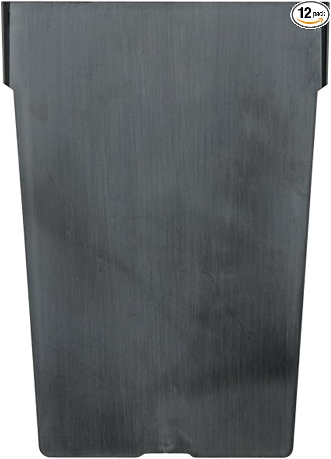 Akro-Mils 40020 Plastic Width Dividers for 6" Tall ShelfMax Shelf Bins Models 30040 and 30048, Custom Storage Inserts for Tools, Crafts & Supplies,12-Pack, Black