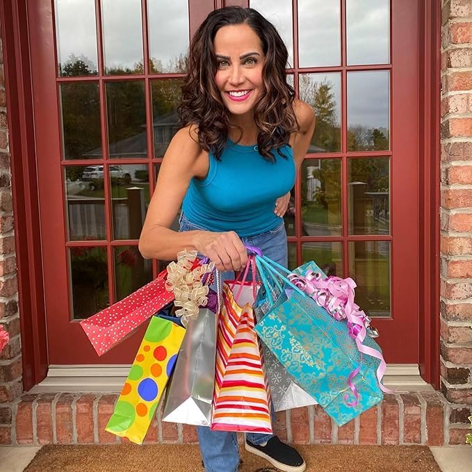 Grocery Bag Holder & Plastic Bag Carrier With Gel Padded Handle - Hands-Free Shopping Assistant for Multiple Bags, Paint Cans & Luggage - 100lb Capacity, As Seen on Shark Tank, by Click & Carry