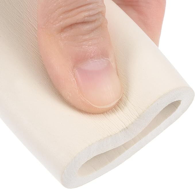 uxcell Foam Tubing for Handle Grip Support, 30mm ID 42mm OD 1m Length White