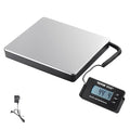 VEVOR Digital Shipping Scale, 440 lbs x 1.7 oz. Heavy Duty Postal Scale with Timer, Tare Function, HD LCD Screen Portable Package Scale for Luggage, Home, Post Office, AC/DC Powered, FCC Listed