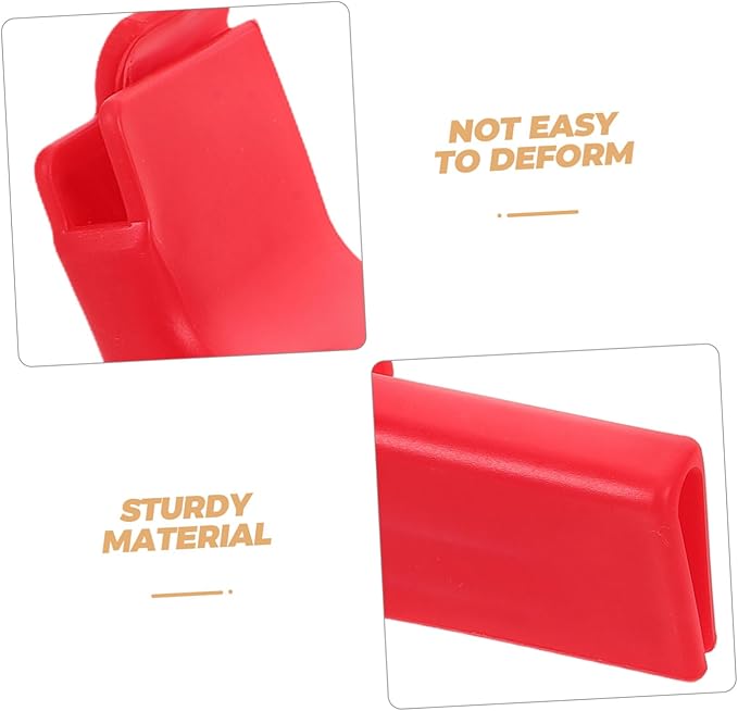 1 Pair Shopping Cart Bumper Guard Strip Collision Plastic Protector for Grocery Cart Frame Easy Installation Enhances Safety Visual Appeal Supermarkets