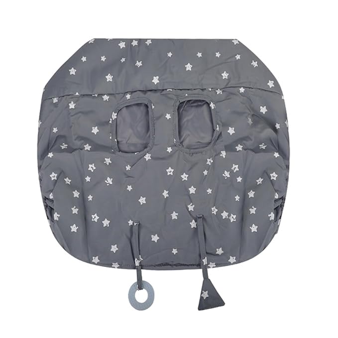 Foldable Portable Infant Shopping Cart Cover with 360 Protections for High Chairs and Restaurants Easy to Baby High Chair Replacement Part