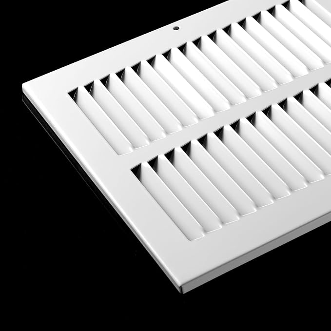 30x8 Return Air Grille(Duct Opening Size),Air Return Vent Cover,Flat Vent Cover,Rejillas De Aire Acondicionado para Casa,Return Air Grilles,Outer Dimensions:31.75"Wx9.75"H(30"W x 8"H, Duct Opening)