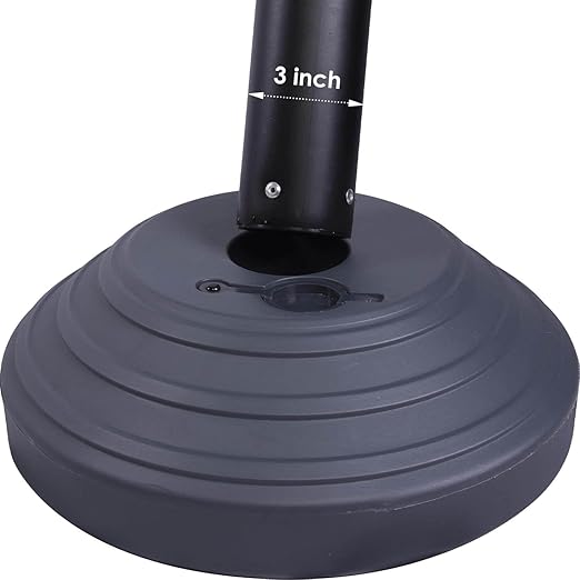10 ft Crowd Control Stanchion Set, Crowd Control Barrier, Stanchions with Retractable Belts & Water Filled Base, Retractable Stanchions, Queue Management Stanchion (6 Pack) (Black)
