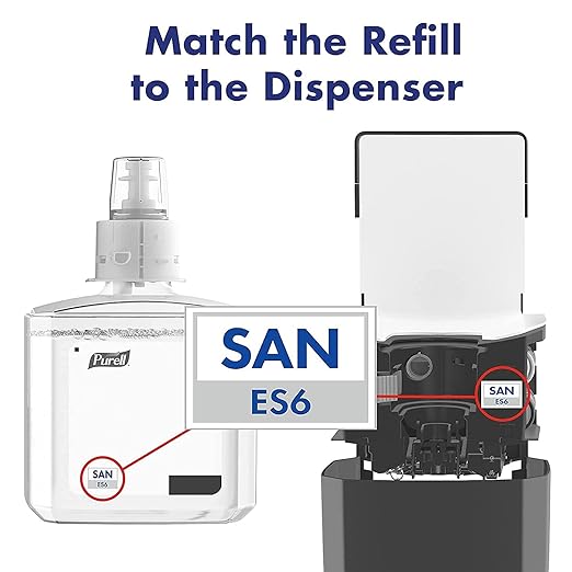 PURELL MESSENGER Floor Stand with ES6 Automatic Dispenser, Graphite (Pack of 1) - 7316-DS-SLV