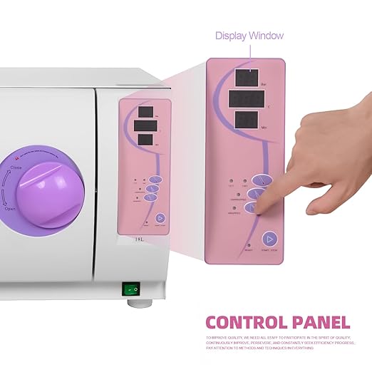 16L/18L/23L Benchtop Type Autoclave Class N Series Portable Lab Autoclave Steam Sterilizer (18L)
