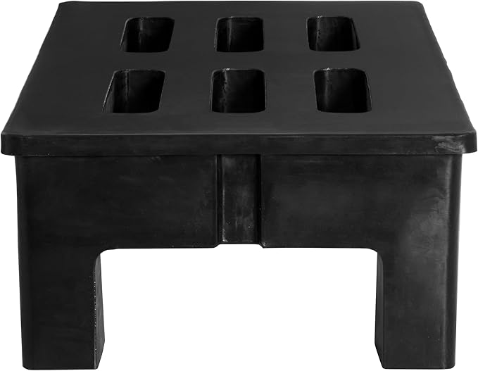 Commercial NSF Heavy-Duty Plastic Dunnage Rack, 2000 lb. Capacity, 36"x22"x12" (28W-500)