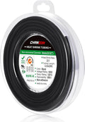 Chanzon 2:1 Ratio 5/32" (4mm) Heat Shrink Tubing 8Ft Roll (2.5M Total Length) Black Polyolefin Sleeving Wrap Shrinking 2 to 1 1pcs