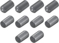 uxcell 10pcs Rubber End Caps 11.5mm ID Vinyl Round End Cap Cover Screw Thread Protector Dark Grey