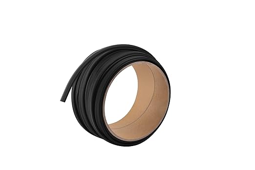 1/4" 33ft 3:1 Heat Shrink Tubing with Adhesive Lining - Marine Grade, Ideal for Home, Automotive, and Industrial Use - Black