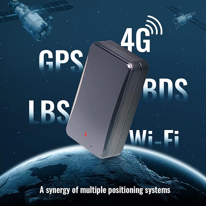 4G GPS Tracker for Vehicle, Real-time Tracking Device for Car Hidden, Accurate Positioning with IP65 Waterproof, Removal Alert for Vehicle Management, Asset Tracking-Subscription Required
