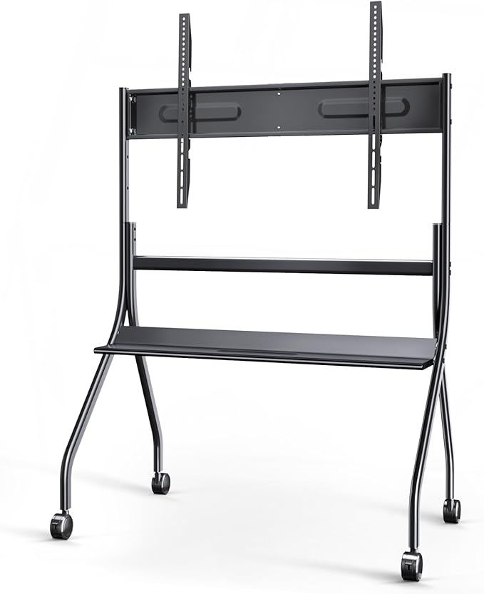 Smart Board Stand for 55-86 Inch Interactive Whiteboard, Easy Move, Lockable Wheels Stable