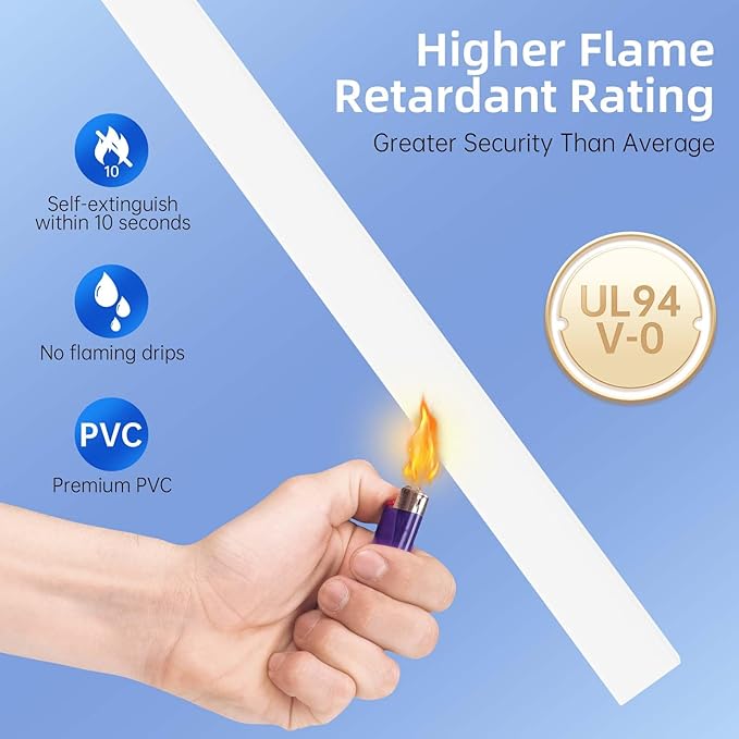 Delamu Large 236in Cord Hider, Cord Covers for 3-4 Wires on Wall, Premium TV Cable Hider, Paintable Wire Hiders Wire Covers for Cords on Wall, Easier Setup Cable Cover Raceway, W1.18 × H0.63in, White