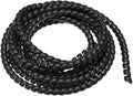 uxcell Flexible Spiral Cable Wrap Wire Cord Wraps Management Sleeve 8mm x 10mm Computer Wire Manage Cord 3 Meters Length Black