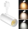 20W 3-Color Track Lighting Heads,H Type Dimmable Track Light fixtures,3000K-4500K-6000K Adjustable Track Lights Ceiling Spotlight for Retail Artwork Kitchen Lighting,Flicker Free 2000lm White