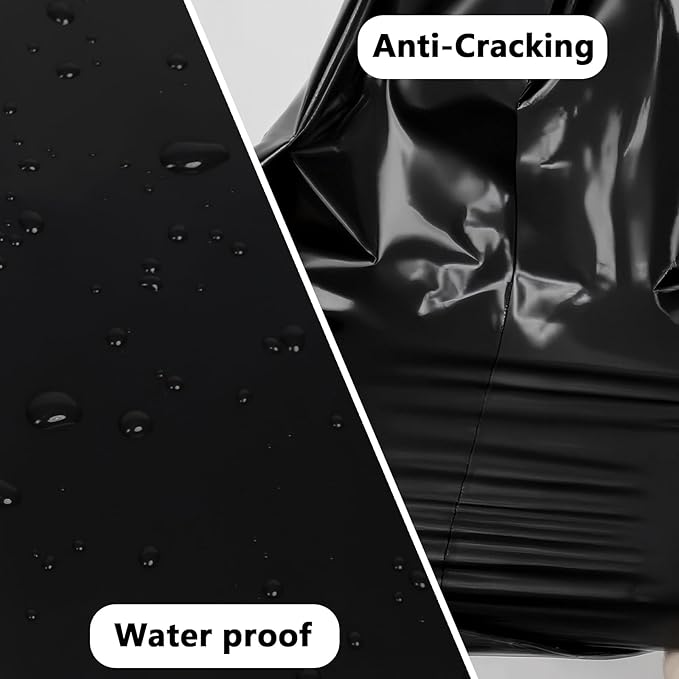 100Pack 17.7x22" Black Poly Mailers - Self Sealing, Waterproof & Tear-Resistant Shipping Envelopes for E-Commerce, Clothing, Books & Small Business