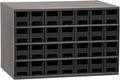 Akro-Mils Steel Garage Storage Cabinet, Small Parts Organizer Metal Cabinet for Hardware, Nails, Screws, Bolts, Nuts, and More, 17" W x 11" D x 11" H, 28-Drawer, Gray Cabinet/Black Drawers (19228)