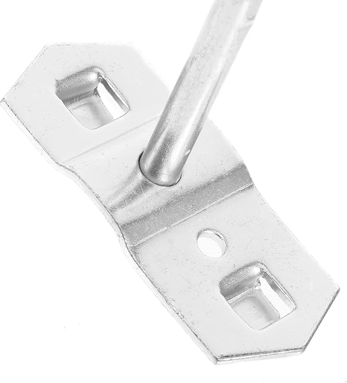 Garneck 10pcs Heavy Duty Metal Pegboard Hooks Set Rod for Garage Workshop Tool Storage and Craft Organization Bend-Resistant Hooks for Pegboards and Wall Panels